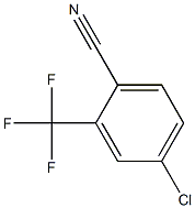 5-氯-2-氰基三氟甲苯 结构式