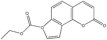 3-carbethoxyangelicin Struktur