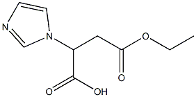 2-imidazole-1-yl-3-ethoxycarbonylpropionic acid Struktur