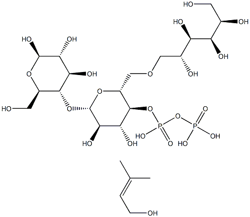 mannosylcellobiose diphosphate prenol Struktur