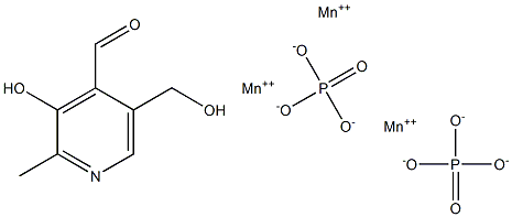 manganese pyridoxal phosphate Struktur
