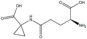 1-(gamma-glutamylamino)cyclopropane-1-carboxylic acid Struktur