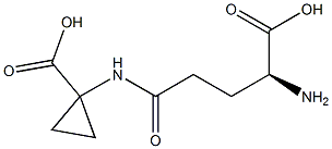 1-(gamma-glutamylamino)cyclopropane-1-carboxylic acid,,结构式