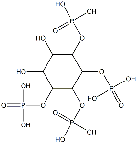 inositol 1,2,3,6-tetrakisphosphate Struktur