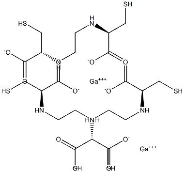 gallium-ethylenedicysteine Struktur
