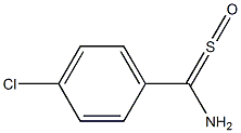 PARA-CHLOROTHIOBENZAMIDE-S-OXIDE Struktur