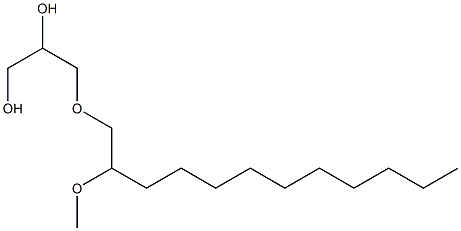 1-O-(2-METHOXY-DODECYL)GLYCEROL,,结构式