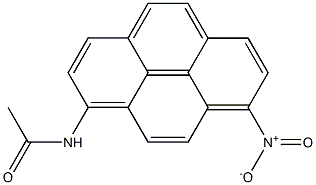 1-(N-ACETYL)-AMINO-8-NITROPYRENE Struktur