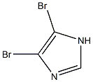 IMIDAZOLE,4,5-DIBROMO- Struktur