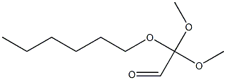 ACETALDEHYDE,(HEXTLOXY)-,DIMETHYLACETAL 结构式