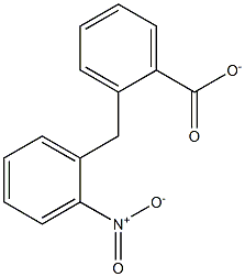 ORTHO-NITROBENZYLBENZOATE 化学構造式