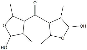 KETONE,METHYLTETRAHYDRO-5-HYDROXY-4-METHYL-3-FURYL Structure