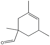 1,3,5-TRIMETHYL-3-CYCLOHEXENE-1-CARBOXALDEHYDE Structure