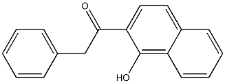 2-PHENYLACETYL-1-NAPHTHOL 结构式