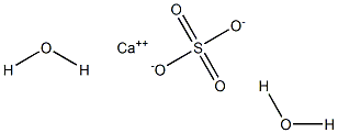 CALCIUM(II)SULPHATEDIHYDRATE Structure