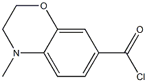 4-METHYL-3,4-DIHYDRO-2H-1,4-BENZOXAZINE-7-CARBONYL CHLORIDE: TECH. Structure