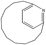2,6-Decamethylene pyridine Structure
