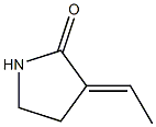 trans-3-Ethylidene-2-pyrrolidone Structure