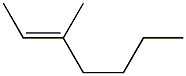 3-methyl-trans-2-heptene Structure