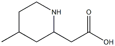 (4-METHYLPIPERIDIN-2-YL)ACETIC ACID Structure