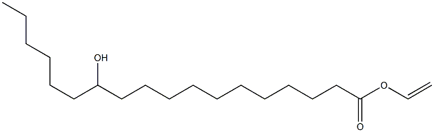 vinyl 12-hydroxystearate Structure