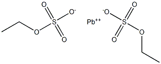 lead ethylsulfate Struktur