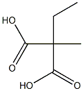 methylethylmalonic acid Struktur