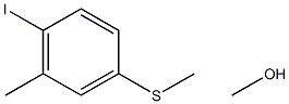 3-IODO-2-METHYL-6-METHYLTHIOBENZENE METHANOL 化学構造式