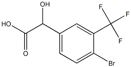 4-BROMO-3-(TRIFLUOROMETHYL)MANDELIC ACID Struktur