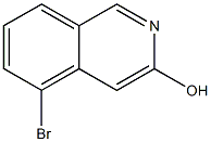 3-Hydroxy-5-bromoisoquinoline Structure