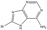 8-BROMO-6-AMINOPURINE 结构式