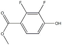 2,3-DIFLUORO-4-HYDROXYBENZOIC ACID METHYL ESTER Struktur