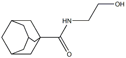 N-(2-HYDROXYETHYL)ADAMANTANE-1-CARBOXAMIDE Structure