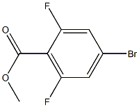 4-BROMO-2,6-DIFLUOROBENZOIC ACID METHYL ESTER Structure
