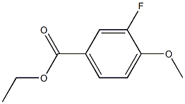 3-FLUORO-4-METHOXYBENZOIC ACID ETHYL ESTER Structure