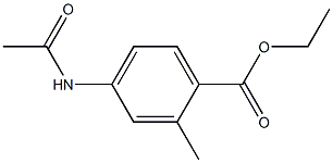 4-ACETAMIDO-2-METHYLBENZOIC ACID ETHYL ESTER Structure