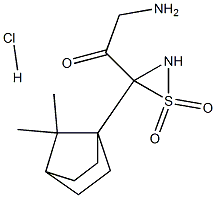 GLYCYL-(-)-CAMPHOR SULTAM HYDROCHLORIDE Struktur