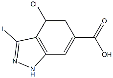3-IODO-4-CHLOROINDAZOLE-6-CARBOXYLIC ACID