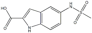 5-METHANESULFONYLAMINO INDOLE-2-CARBOXYLIC ACID