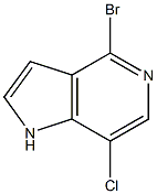4-BROMO-7-CHLORO-5-AZAINDOLE Structure