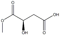 (R)-2-Hydroxy-succinic acid 1-methyl ester Struktur