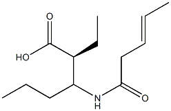(2S)-2-Ethyl-3-[(3E)-Pent-3-Enoylamino]Hexanoic Acid