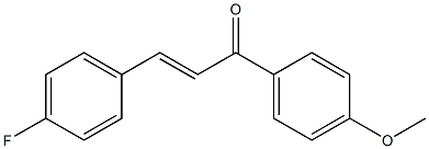 (E)-3-(4-fluorophenyl)-1-(4-methoxyphenyl)prop-2-en-1-one