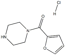 N-(2-FURANYLCARBONYL)PIPERAZINE HYDROCHLORIDE Structure