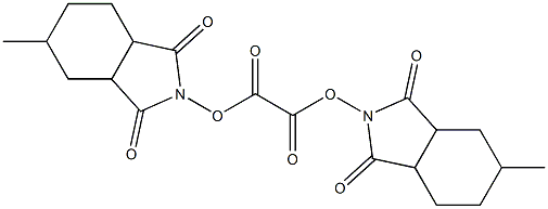 O,O''-OXALYLBIS(N-HYDROXY-4-METHYLHEXAHYDROPHTHALIMIDE) Structure
