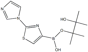 2-(IMIDAZOL-1-YL)THIAZOLE-4-BORONIC ACID PINACOL ESTER Struktur