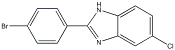 2-(4-BROMO-PHENYL)-5-CHLORO-1H-BENZOIMIDAZOLE Structure