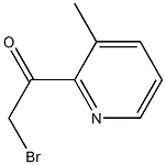 2-BROMO-1-(3-METHYLPYRIDIN-2-YL)ETHANONE Structure