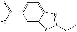 2-ETHYL-1,3-BENZOTHIAZOLE-6-CARBOXYLIC ACID Structure