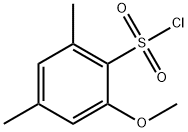 2-METHOXY-4,6-DIMETHYLBENZENESULFONYL CHLORIDE, 1021373-11-4, 结构式